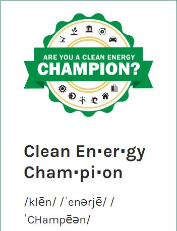 Are you a clean energy champion? 