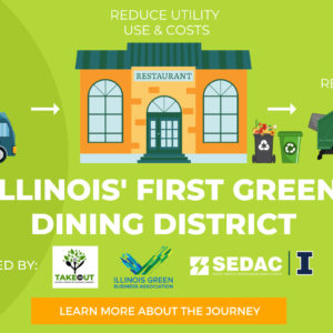 Image describing Illinois' first green dining district